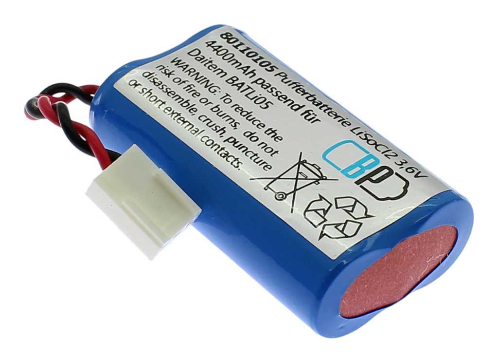 Pufferbatterie LiSoCl2 3,6V 4000mAh ersetzt DAITEM BATLi05 Pufferbatterie LiSoCl2 3,6V 4000mAh ersetzt DAITEM BATLi05