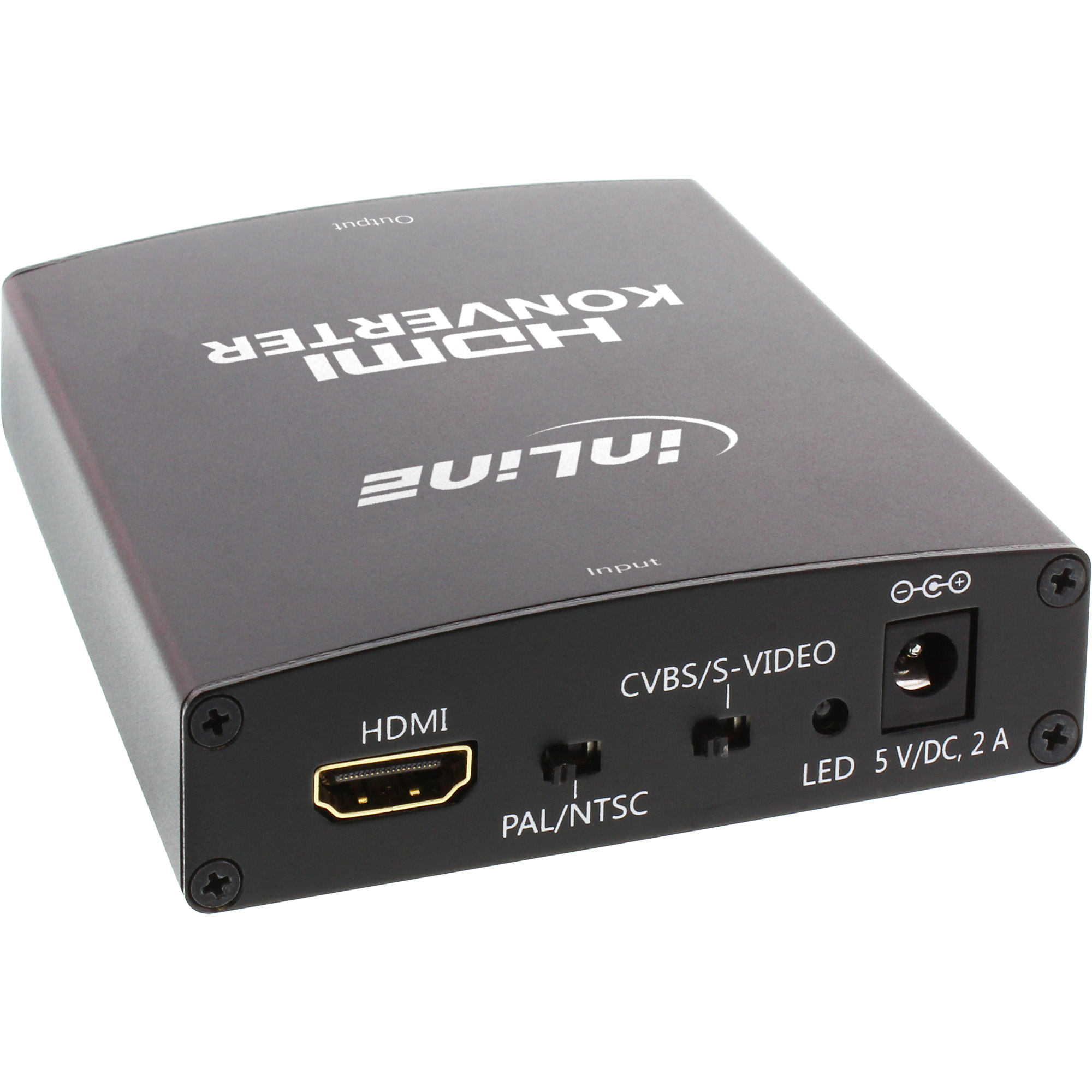 Inline® Konverter HDMI zu Composite/S-Video, mit Audio