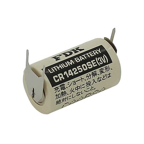 FDK / Sanyo Lithium CR14250SE 3V mit Printanschluß ++- 7,6mm Rastermaß FDK / Sanyo Lithium CR14250SE 3V mit Printanschluß ++- 7,6mm Rastermaß