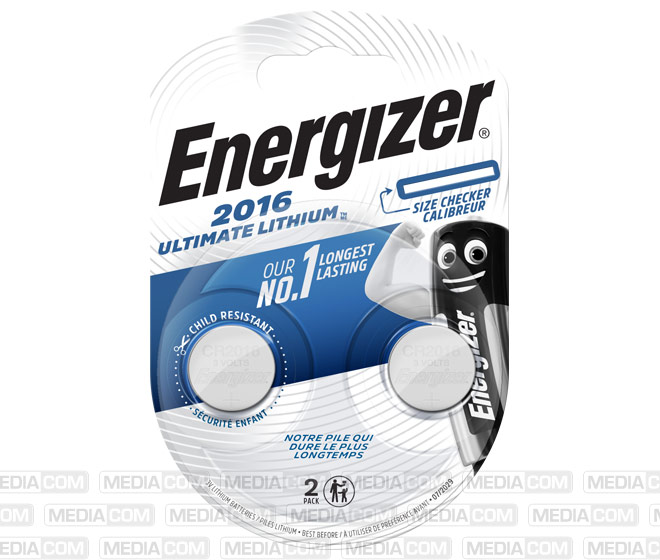 Batterie Lithium, Knopfzelle, CR2016, 3V