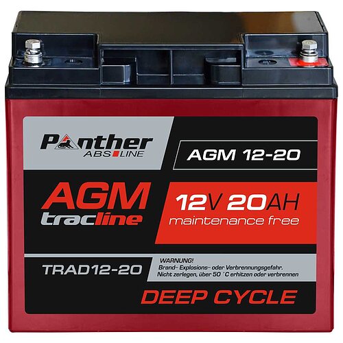 Panther tracline AGM Deep Cycle 12V 20Ah Panther tracline AGM Deep Cycle 12V 20Ah