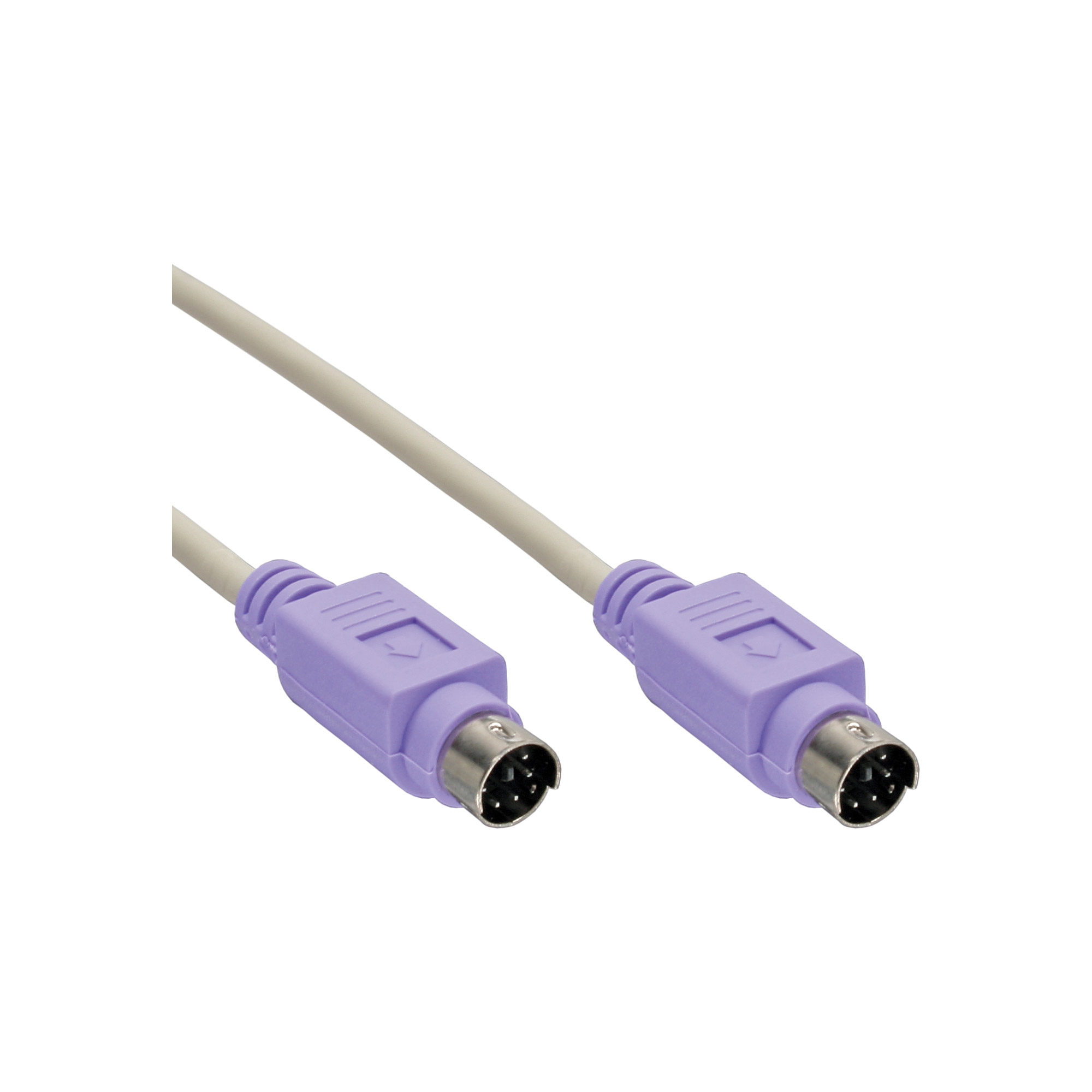 Inline® PS/2 Kabel, Stecker / Stecker, PC 99, Farbe Violett, 2m Inline® PS/2 Kabel, Stecker / Stecker, PC 99, Farbe Violett, 2m