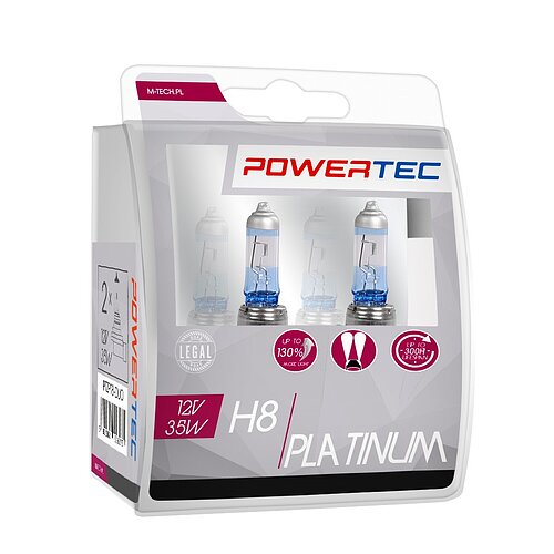 Powertec Platinum +130% H8 12V DUO