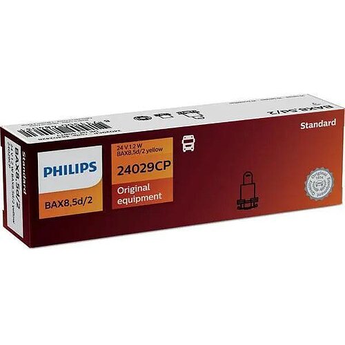 Bax 24V 1.2W BAX8,5d/2 gelb 1St Philips