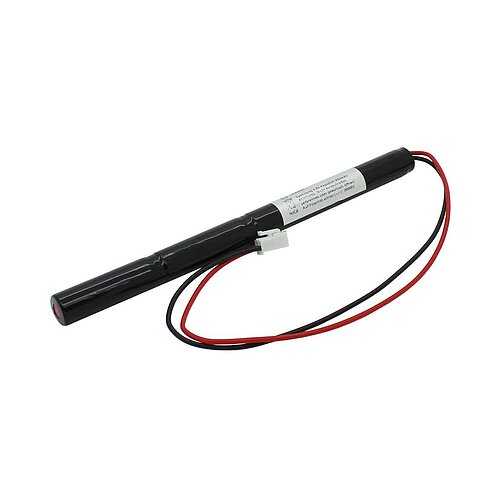 Notleuchtenakku NiCd 4,8V 800mAh L1x4 Mignon AA mit 300mm Kabel und Stecker Notleuchtenakku NiCd 4,8V 800mAh L1x4 Mignon AA mit 300mm Kabel und Stecker