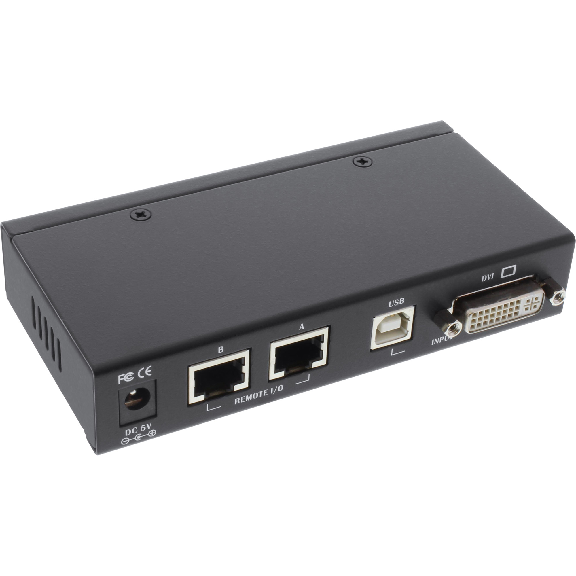 InLine DVI USB KVM Extender, Verlängerung über UTP, mit Audio, bis 50m InLine DVI USB KVM Extender, Verlängerung über UTP, mit Audio, bis 50m