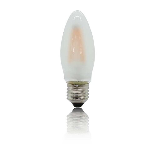 BP Filament LED Kerzenlampe mit Flammeneffekt E27 0,5W warm weiß matt BP Filament LED Kerzenlampe mit Flammeneffekt E27 0,5W warm weiß matt