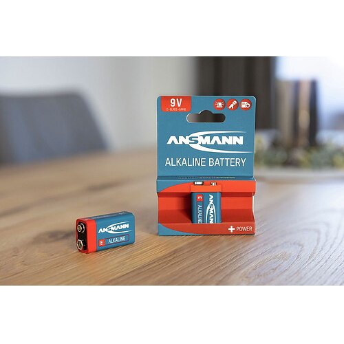 Ansmann Red 9V Block 6LR61 Alkaline Batterie - 5 x 1er Verpackung Ansmann Red 9V Block 6LR61 Alkaline Batterie - 5 x 1er Verpackung