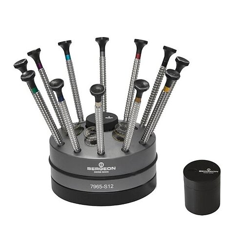 Bergeon -12 Uhrmacher Schraubendreher 7965-S12 Spezialprofil