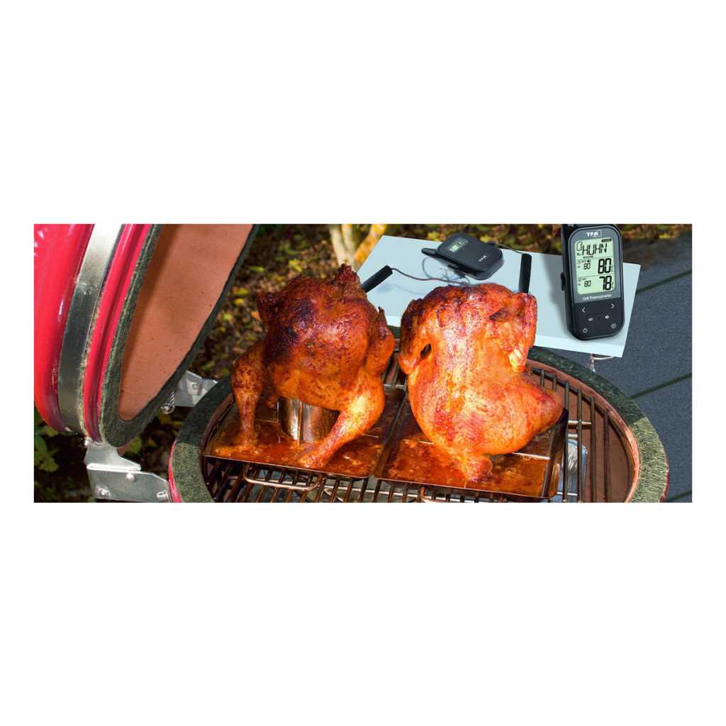 Küchen-Chef TWIN Funk-Grill-Bratenthermometer 14.1511.01