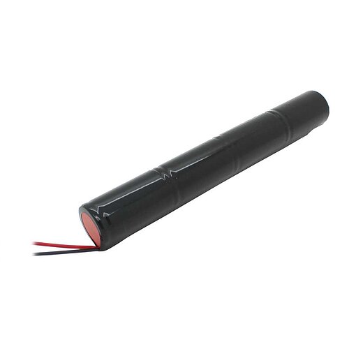 Notleuchtenakku NiCd 4,8V 1800mAh L1x4 Sub-C mit 200mm Kabel einseitig