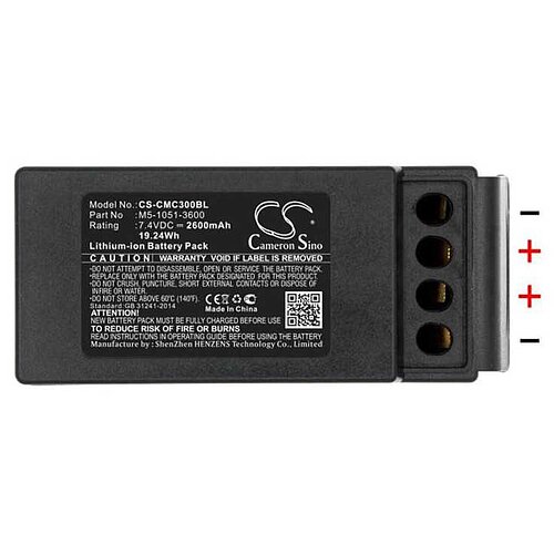 Kranakku LiIon 7,4V 3400mAh ersetzt Cavotec M5-1051-3600 Kranakku LiIon 7,4V 3400mAh ersetzt Cavotec M5-1051-3600
