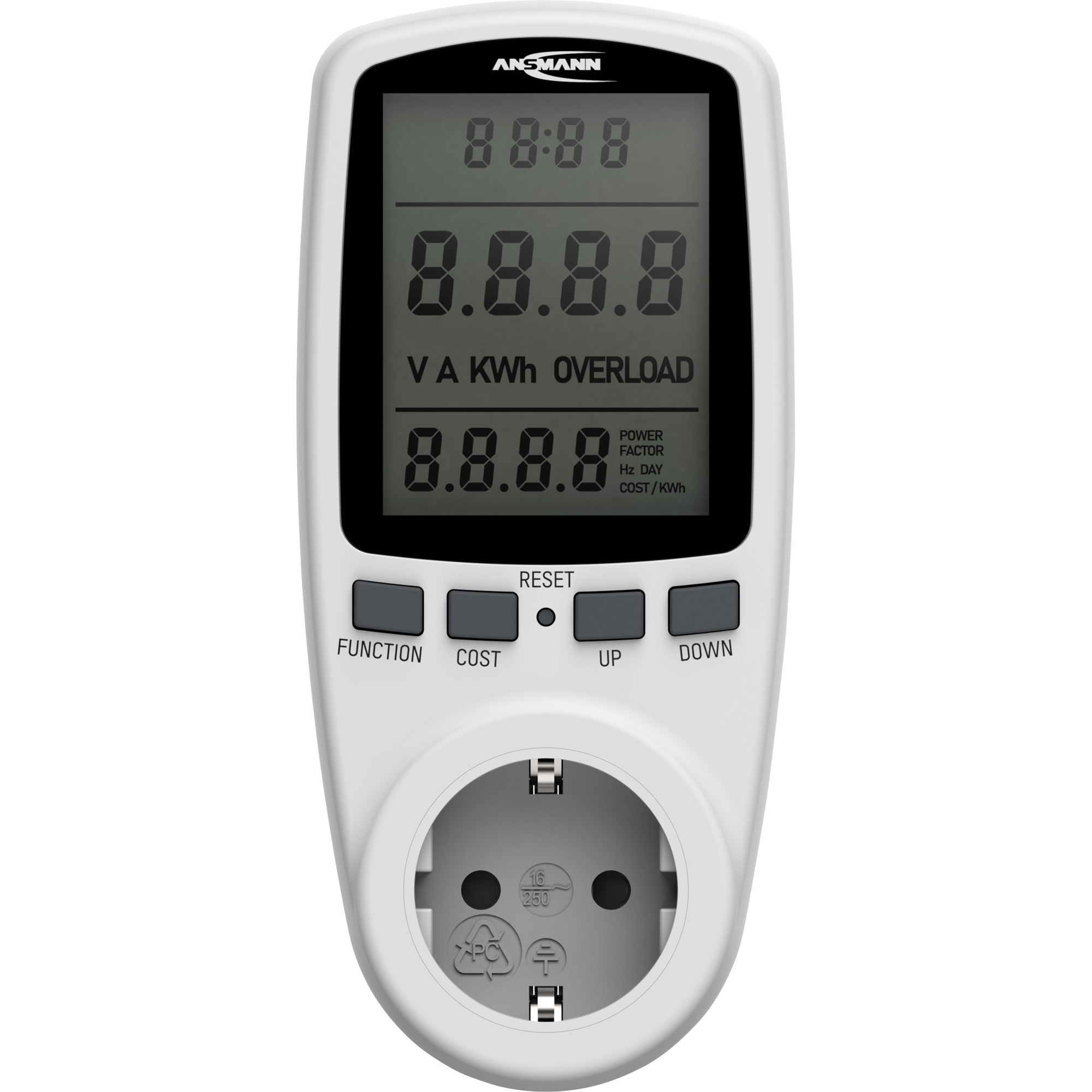 ANSMANN 1260-0007 Energiekosten-MessGerät APM2