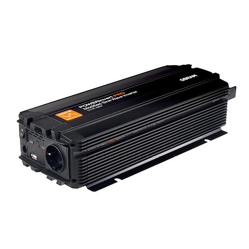 POWERinvert PRO Modified Sine Wave Inverter 12V DC 1000W 1 St. OSRAM