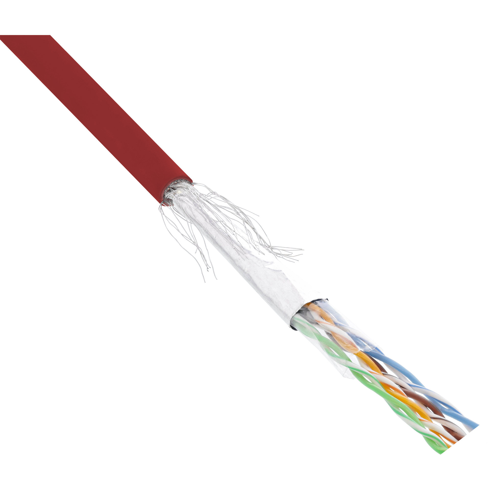 Inline® Patchkabel Cat.5e, rot, SF/UTP, AWG26, PVC, 100m Inline® Patchkabel Cat.5e, rot, SF/UTP, AWG26, PVC, 100m