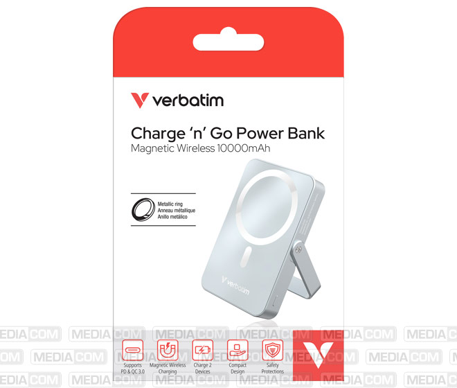 Akku Powerbank, 10.000mAh, Charge´n´Go, blau Akku Powerbank, 10.000mAh, Charge´n´Go, blau