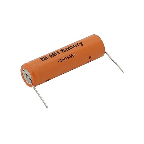 Panasonic NiMH-Akku HHR-150AA 1500mAh mit Paddle-Pins Panasonic NiMH-Akku HHR-150AA 1500mAh mit Paddle-Pins