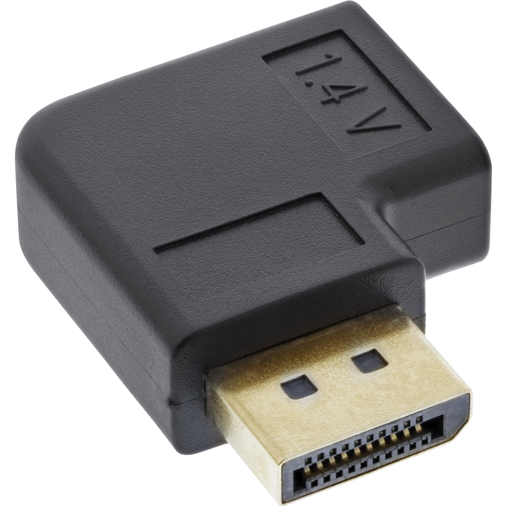 Inline® DisplayPort Adapter, DisplayPort Stecker / Buchse links gewinkelt