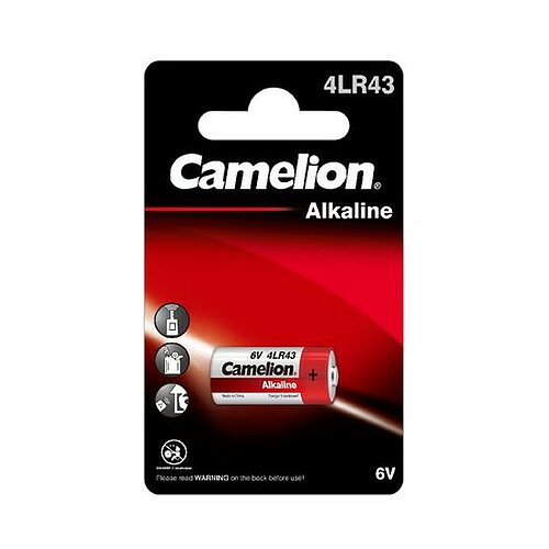 1x Camelion 4LR43 PX27 Alkaline 6V Batterie