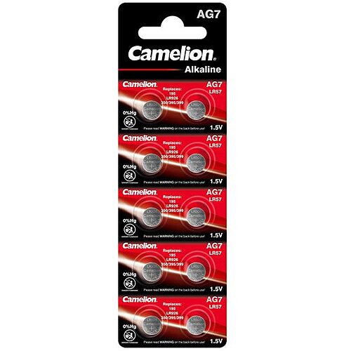 50x Camelion AG7 LR57 LR927 395 1.5V Alkaline Knopfzelle