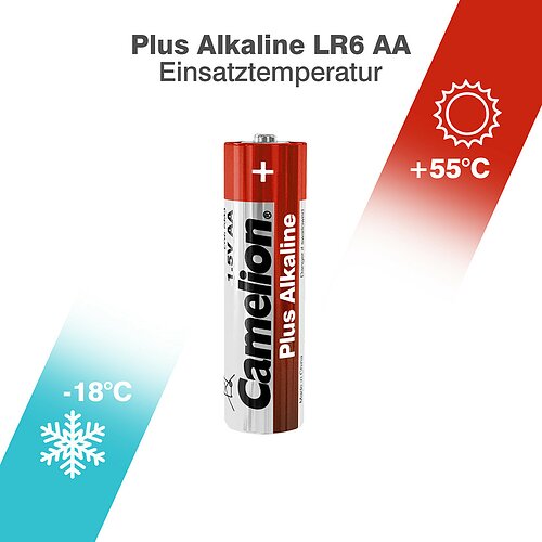 100er Camelion Plus AA Mignon LR6 Alkaline Batterien