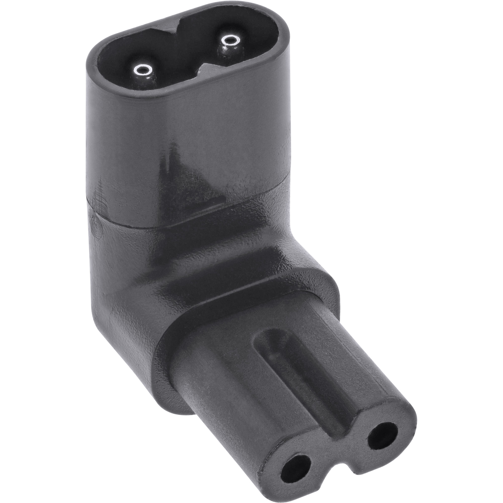 Inline® Netzadapter IEC 60320 C8 / C7, oben/unten gewinkelt 2pol. Inline® Netzadapter IEC 60320 C8 / C7, oben/unten gewinkelt 2pol.