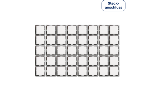Wechselschalter McPower ''Flair'', 250V~/10A, UP, Steckanschluss, weiß, 40er-Pack