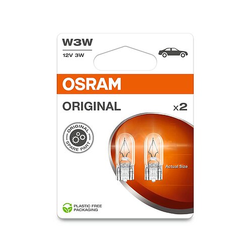 W3W 12V 3W W2,1x9,5d Blister 2st. OSRAM