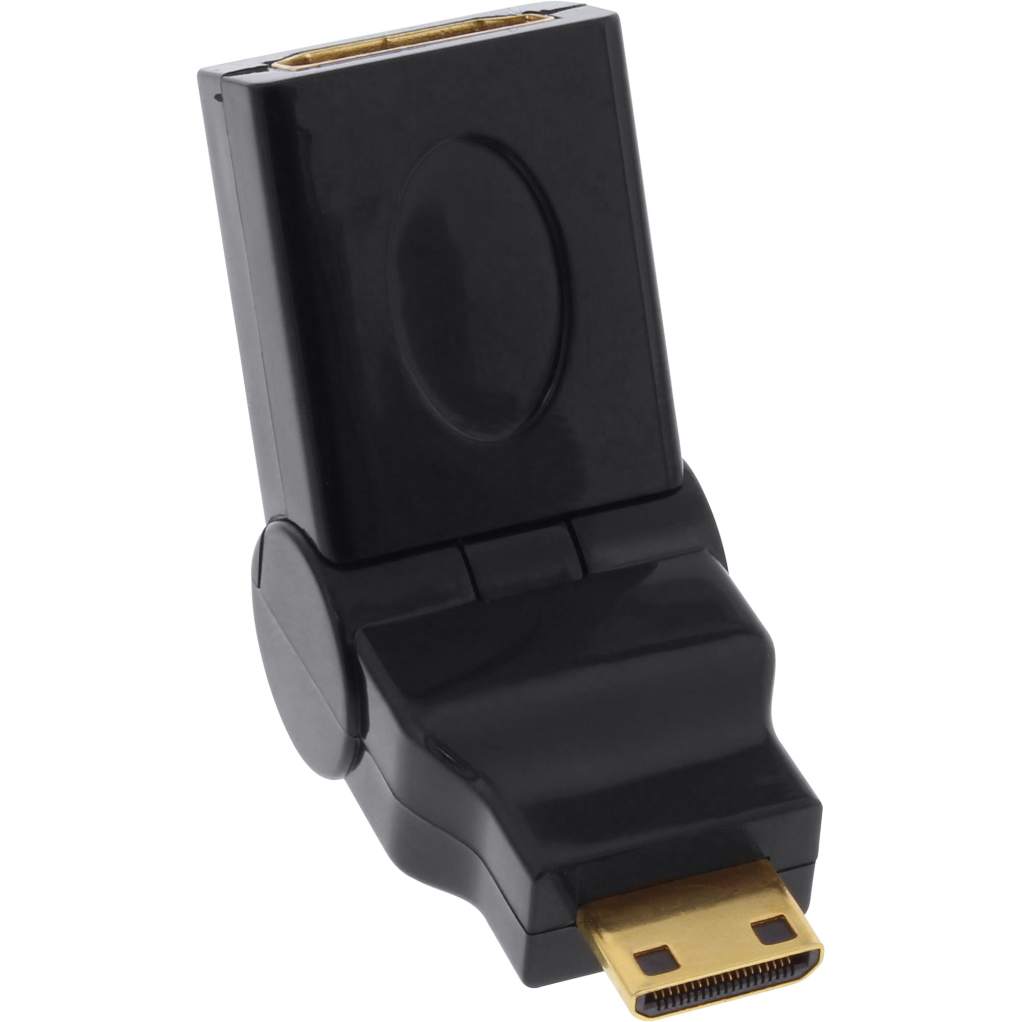 Inline® HDMI Adapter, HDMI A Buchse auf Mini HDMI C Stecker, flexibel, 4K2K Inline® HDMI Adapter, HDMI A Buchse auf Mini HDMI C Stecker, flexibel, 4K2K