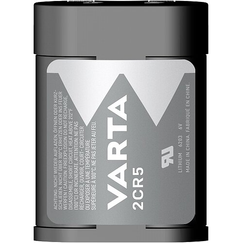 1x Varta Lithium 6V 2CR5 Batterie