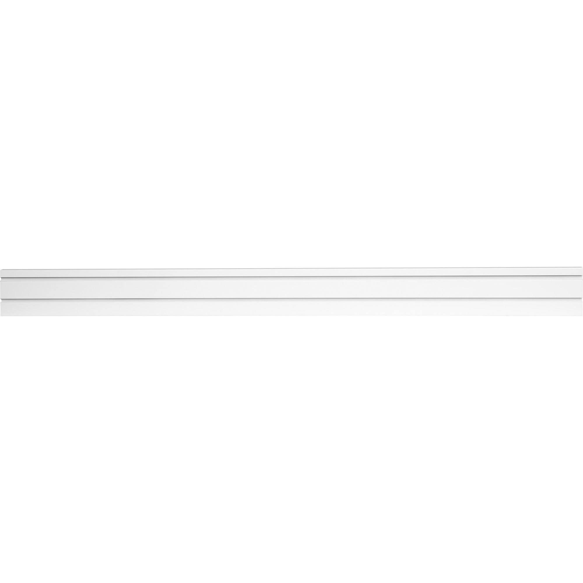 Inline® Slatwall Panel Aluminium, für Wandhalterung, weiß, 1,2m