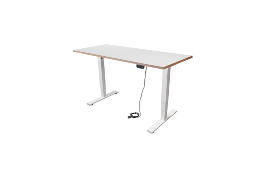 Schreibtisch imstande, business-w + Platte 160x80cm Pebble