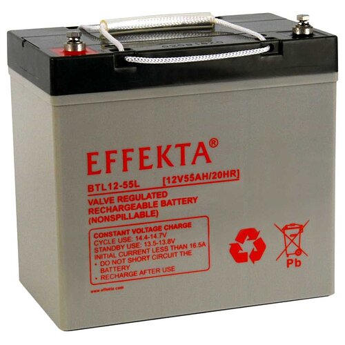 Effekta BTL12-55L 12V 55Ah Longlife Effekta BTL12-55L 12V 55Ah Longlife