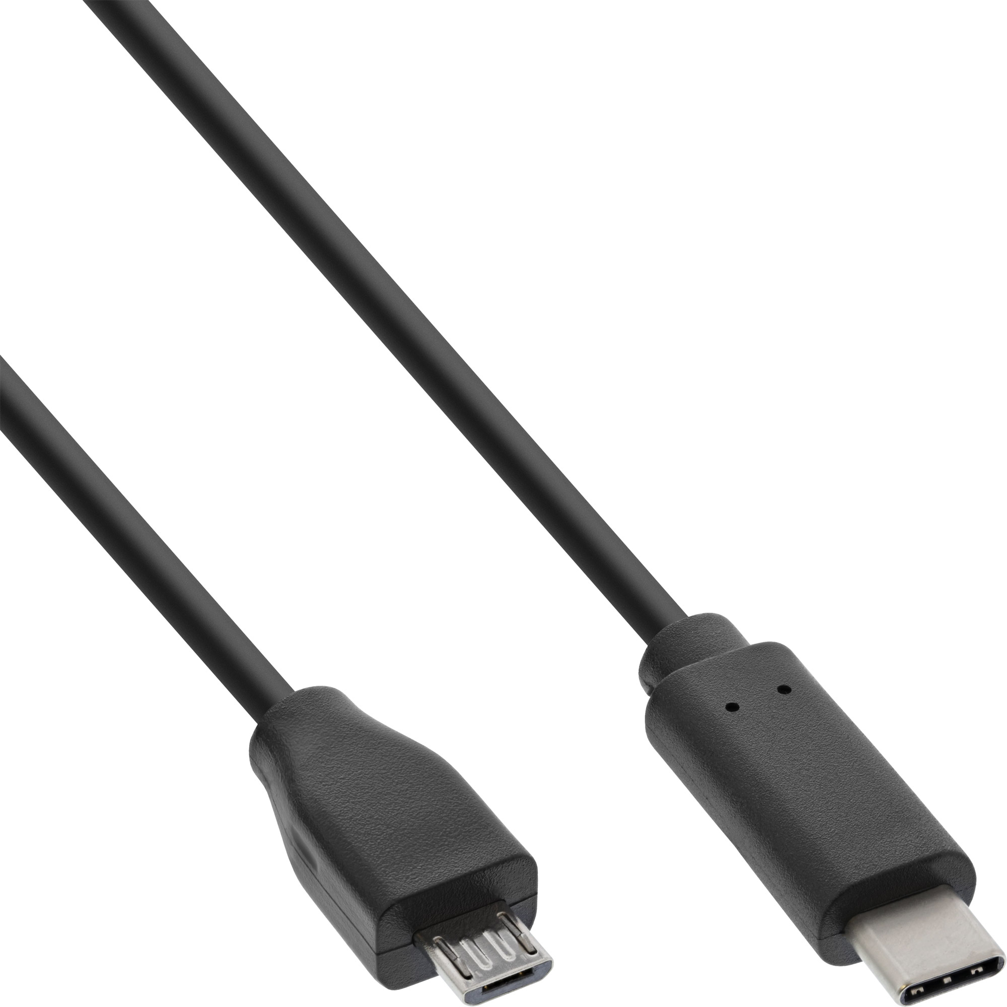 Inline® USB 2.0 Kabel, USB-C Stecker an Micro-B Stecker, schwarz, 1m Inline® USB 2.0 Kabel, USB-C Stecker an Micro-B Stecker, schwarz, 1m