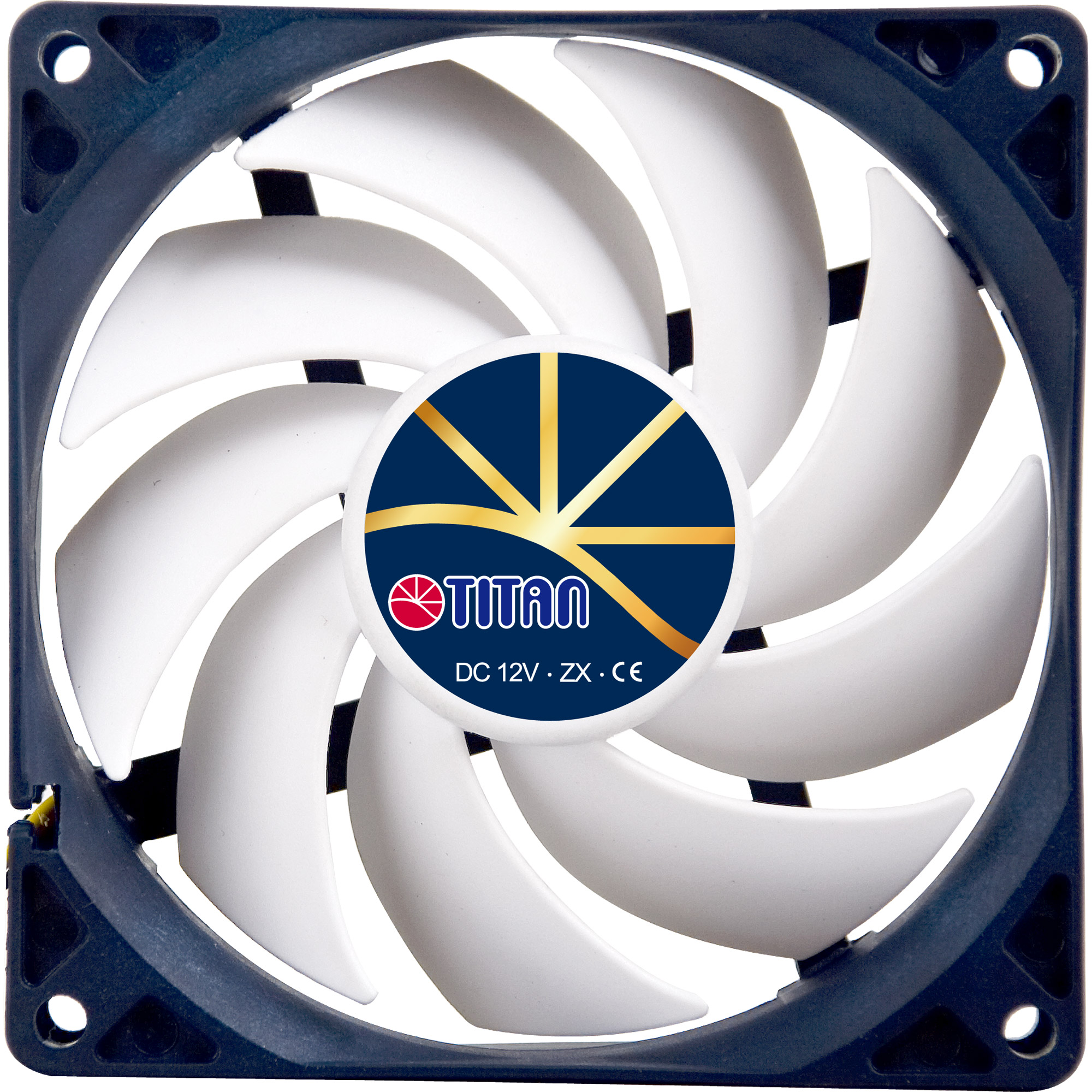 Titan TFD-9225H12ZP/KE(RB) extrem leiser Lüfter mit PWM 92x92x25mm