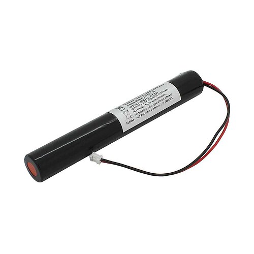 Notleuchtenakku NiMH 2,4V 3600mAh L1x2 4/3A mit 160mm Kabel und Stecker ersetzt Elubat 137887, H-18700/4000BTx2-JST/EH