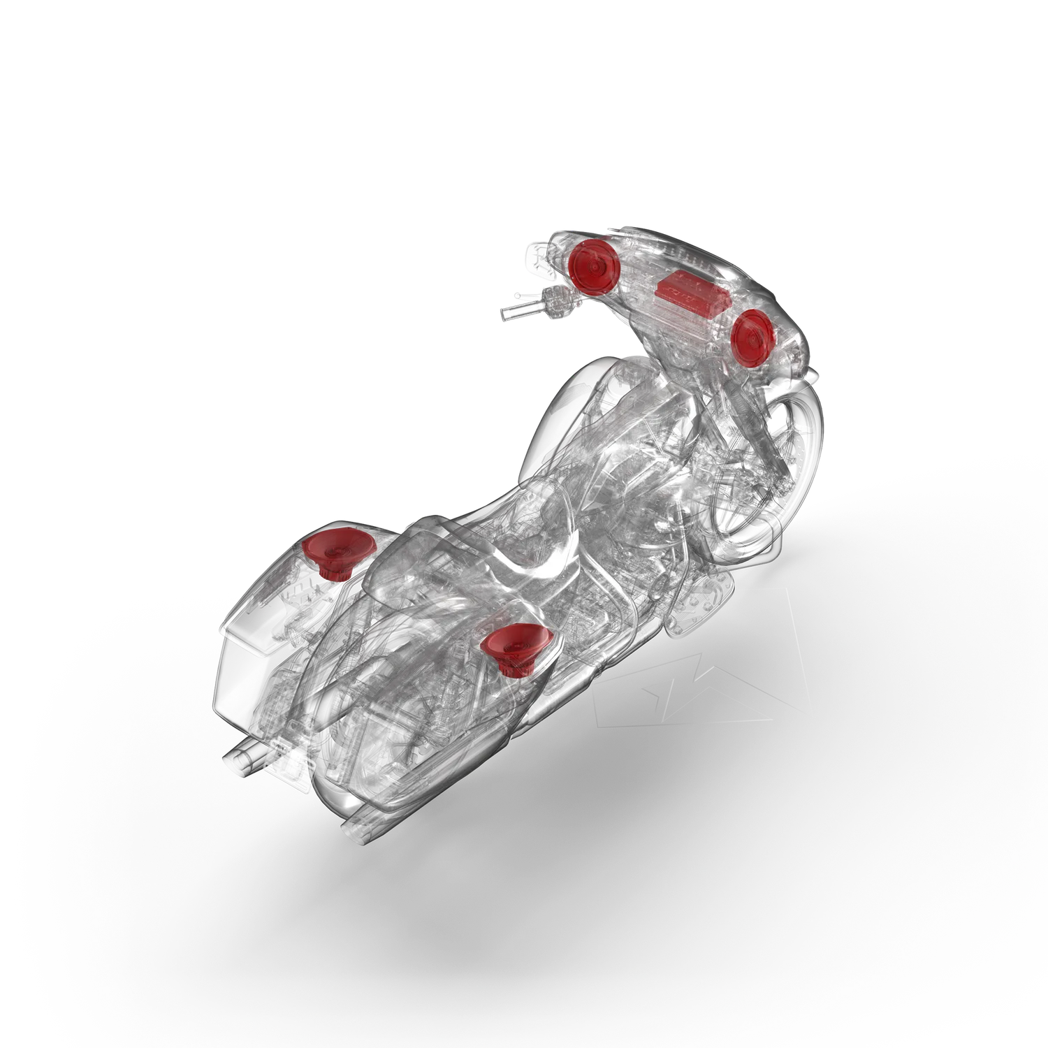 Rockford Fosgate HD24-STG3 Harley-Davidson Motorrad-Komplettset Rockford Fosgate HD24-STG3 Harley-Davidson Motorrad-Komplettset