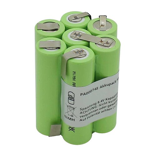 Akkupack NiMH 8,4V 2200mAh passend für Metz 76-56 Akkupack NiMH 8,4V 2200mAh passend für Metz 76-56