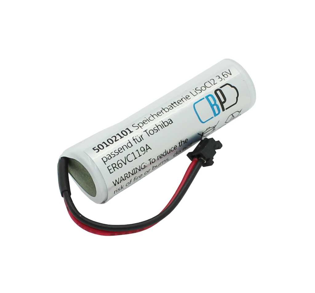 Speicherbatterie 3,6V passend für Toshiba ER6VC119A Servo Amplifier Controller Speicherbatterie 3,6V passend für Toshiba ER6VC119A Servo Amplifier Controller