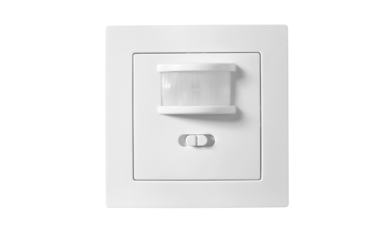 Unterputz IR Bewegungsmelder McPower ''Flair'' 160°, 750W, LED geeignet, weiß