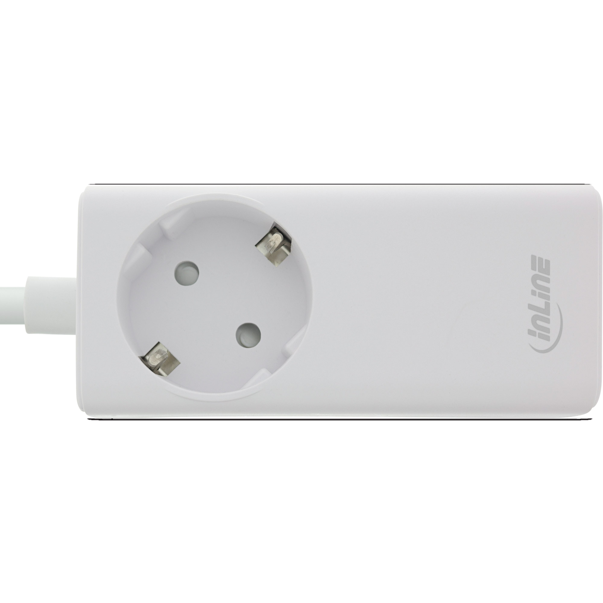 Inline® USB Netzteil, GaN Ladegerät, 2x USB-C, 1x USB-A, mit Schutzkontaktbuchse