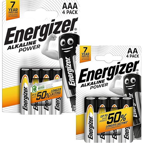 Energizer Power AA Mignon & AAA Micro Alkaline Batterien - 80er Paket Energizer Power AA Mignon & AAA Micro Alkaline Batterien - 80er Paket