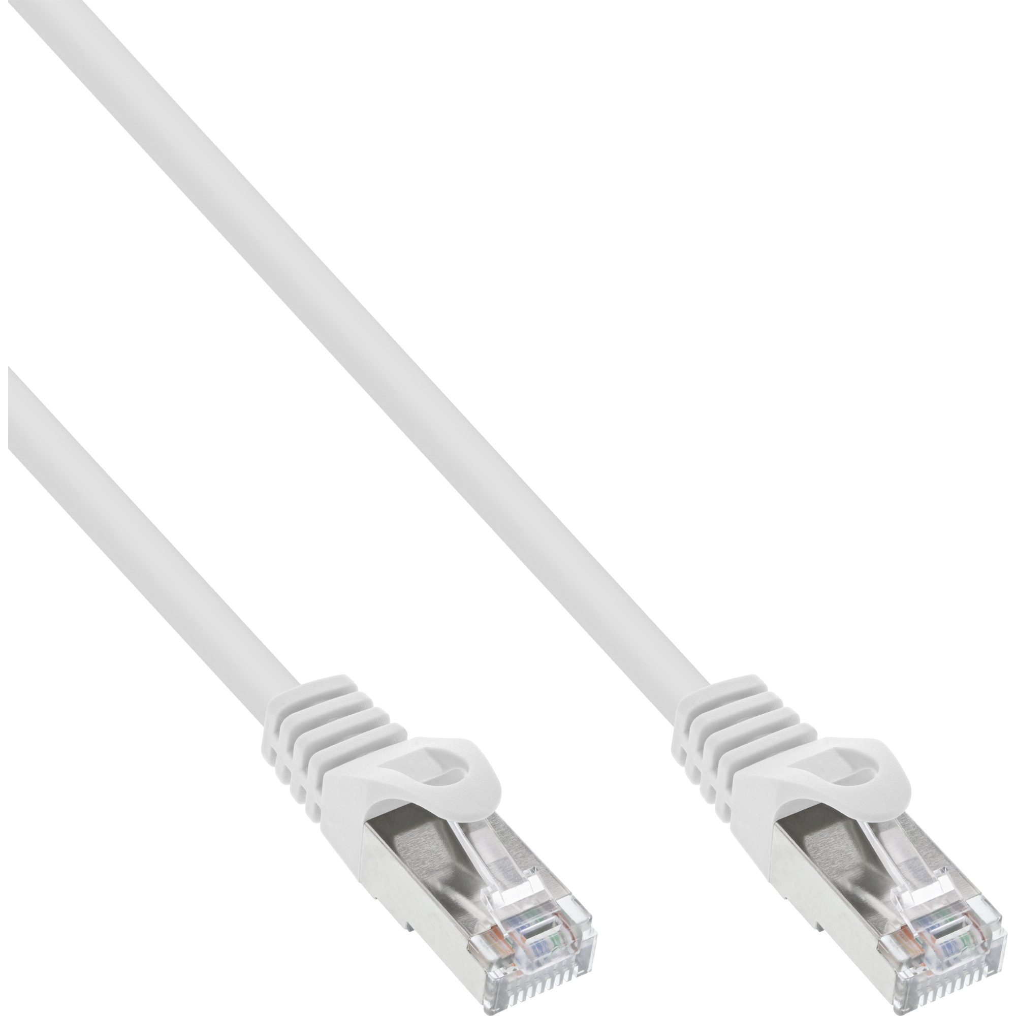 30er Bulk-Pack Inline® Patchkabel, SF/UTP, Cat.5e, weiß, 3m