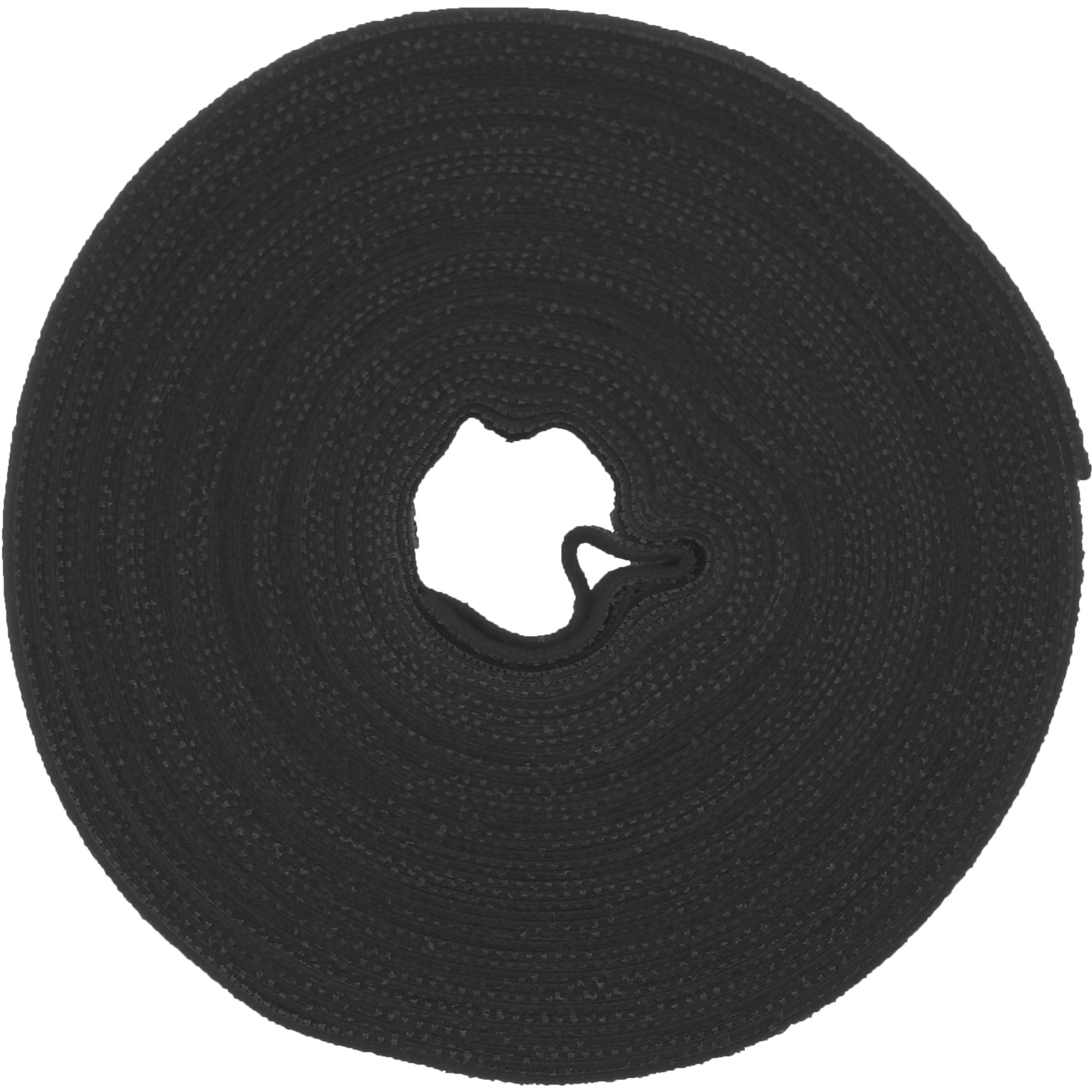 Inline® Kabelbinder, Klettband 16mm, schwarz, 10m