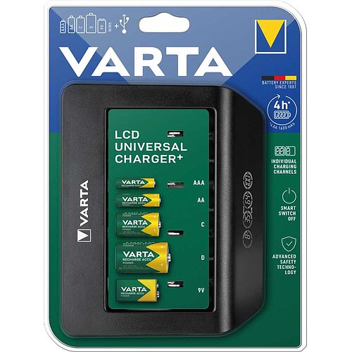 Varta 57688 101 401 LCD Universal Charger+ Varta 57688 101 401 LCD Universal Charger+
