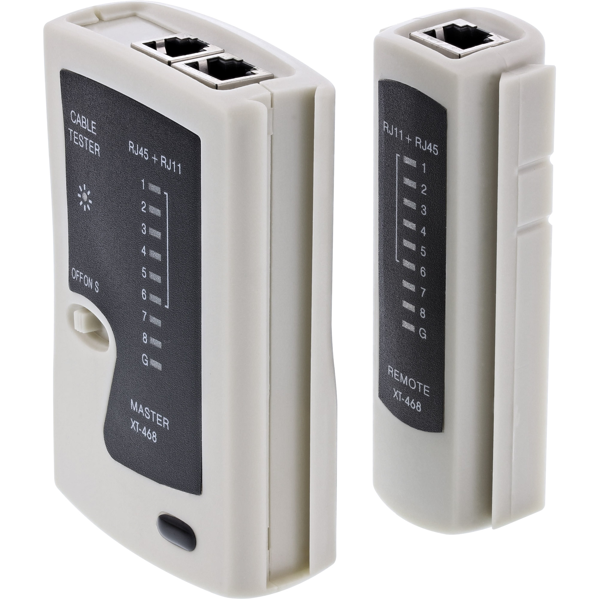 Inline® Tester für RJ45 Kabel mit 9 LED