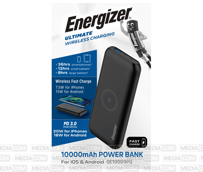 Akku Powerbank, 10.000mAh, QE10009PQ, schwarz Akku Powerbank, 10.000mAh, QE10009PQ, schwarz