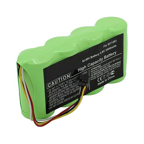 Messgeräteakku NiMH 4,8V 3000mAh passend für Fluke Scopemeter 120 Messgeräteakku NiMH 4,8V 3000mAh passend für Fluke Scopemeter 120