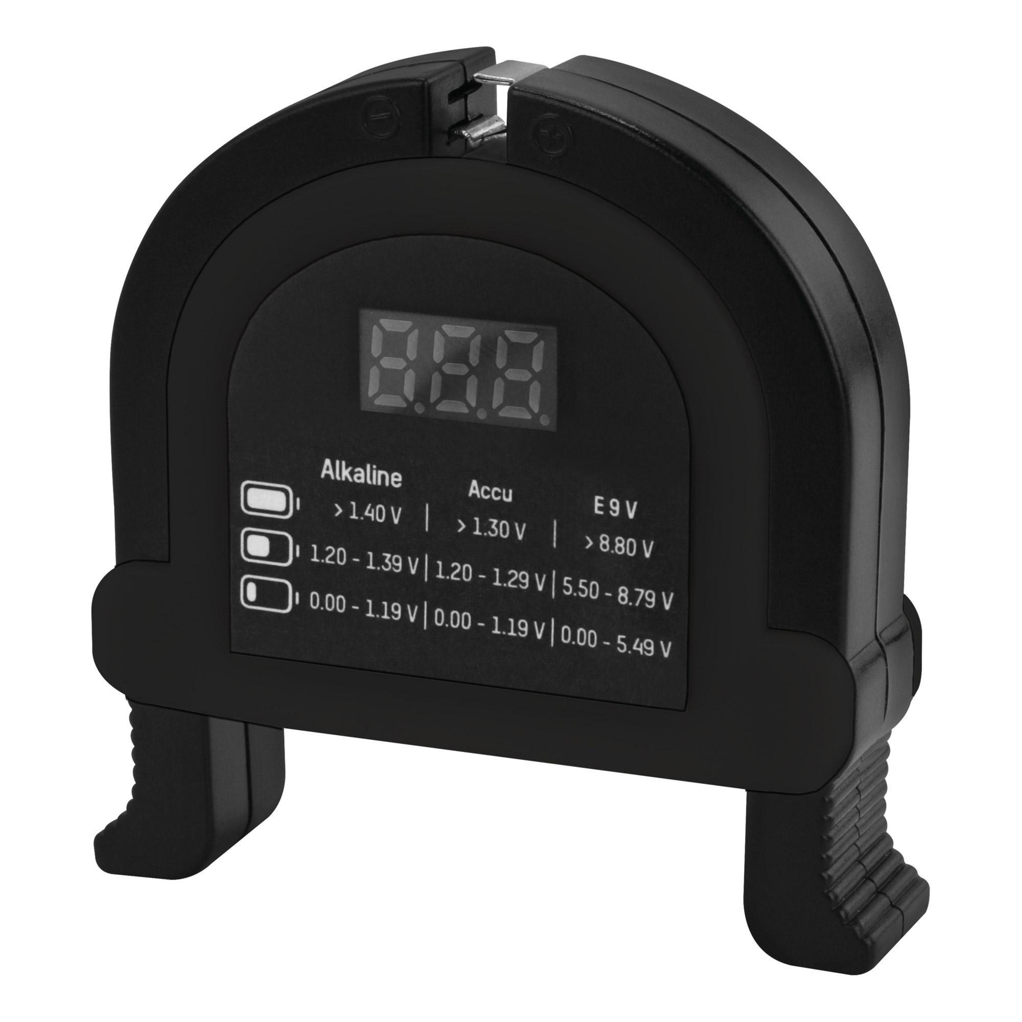 ANSMANN 4000001 Batterietester mit digitaler LED-Spannungsanzeige ANSMANN 4000001 Batterietester mit digitaler LED-Spannungsanzeige