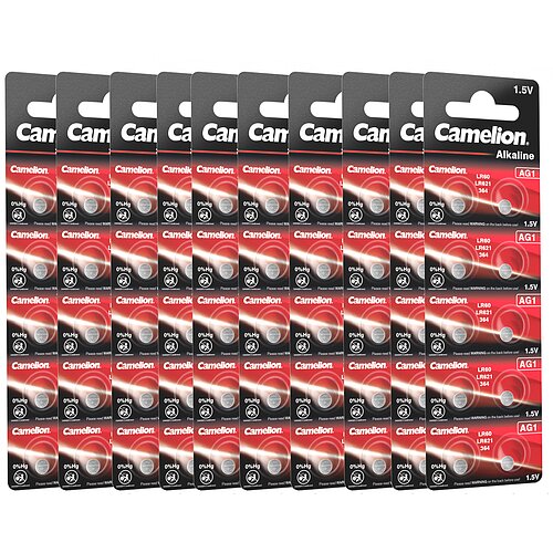Camelion AG1 LR60 LR621 364 1.5V Alkaline Knopfzelle - 100er Verpackung